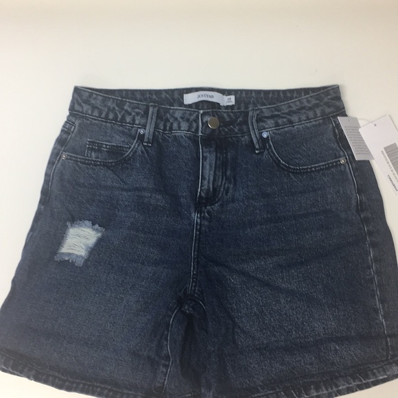 NWT distressed jean shorts - Picture 2 of 7